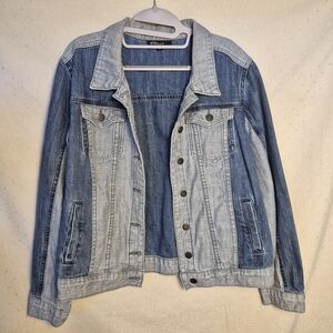 STS BLUE Women's Two Tone Denim Jacket size L